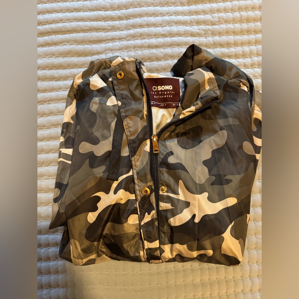 Ci Sono Camouflage Utility Jacket